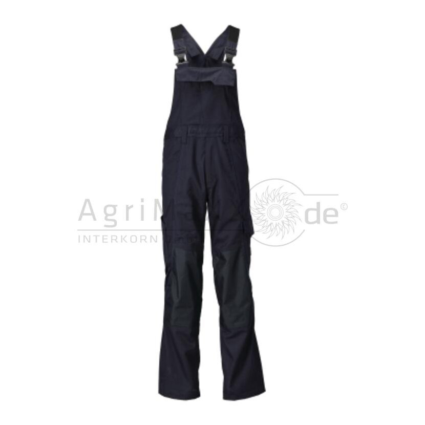 MASCOT Latzhose mit Knietaschen sw/blau 82C42