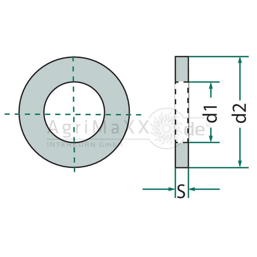 Passscheibe 20x28x1 DIN 988