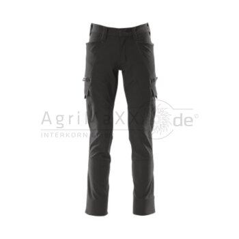 MASCOT Hose mit Schenkeltaschen Schwarz 90C51