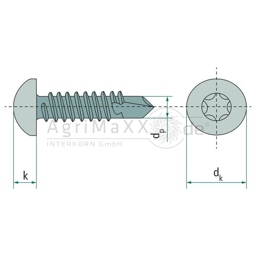 Bohrschraube 4,2x32 DIN 7504