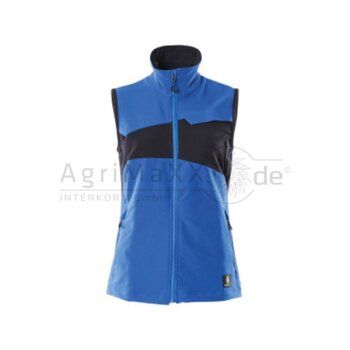 MASCOT Weste Azurblau/Schwarzblau 5XL