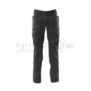 MASCOT Hose mit Schenkeltaschen Schwarz 90C62
