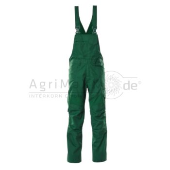 MASCOT Latzhose mit Knietaschen Gr&uuml;n 90C58