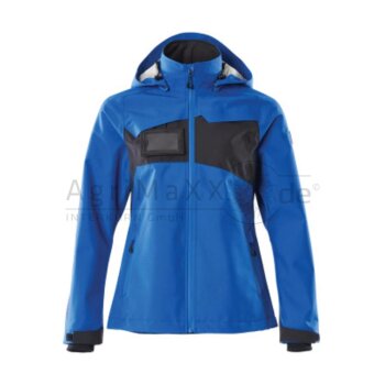 MASCOT Hardshell Jacke Azurblau/Schwarzblau L