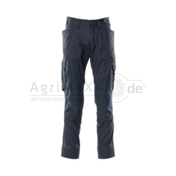 MASCOT Hose mit Knietaschen Schwarzblau 82C44