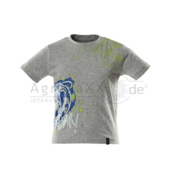 MASCOT Kinder T-Shirt Grau-meliert 116