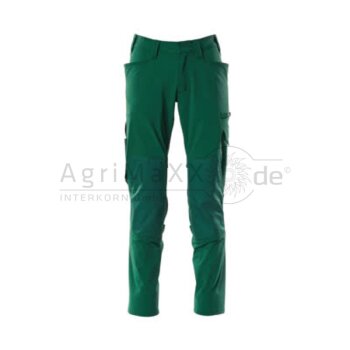MASCOT Hose mit Knietaschen Gr&uuml;n 82C52