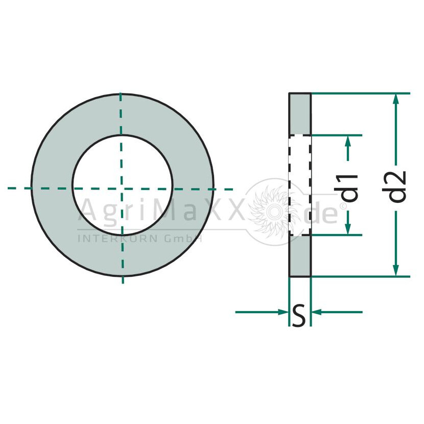 Passscheibe 42x52x0,5 DIN 988