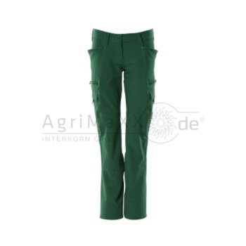 MASCOT Hose mit Schenkeltaschen Gr&uuml;n 76C46