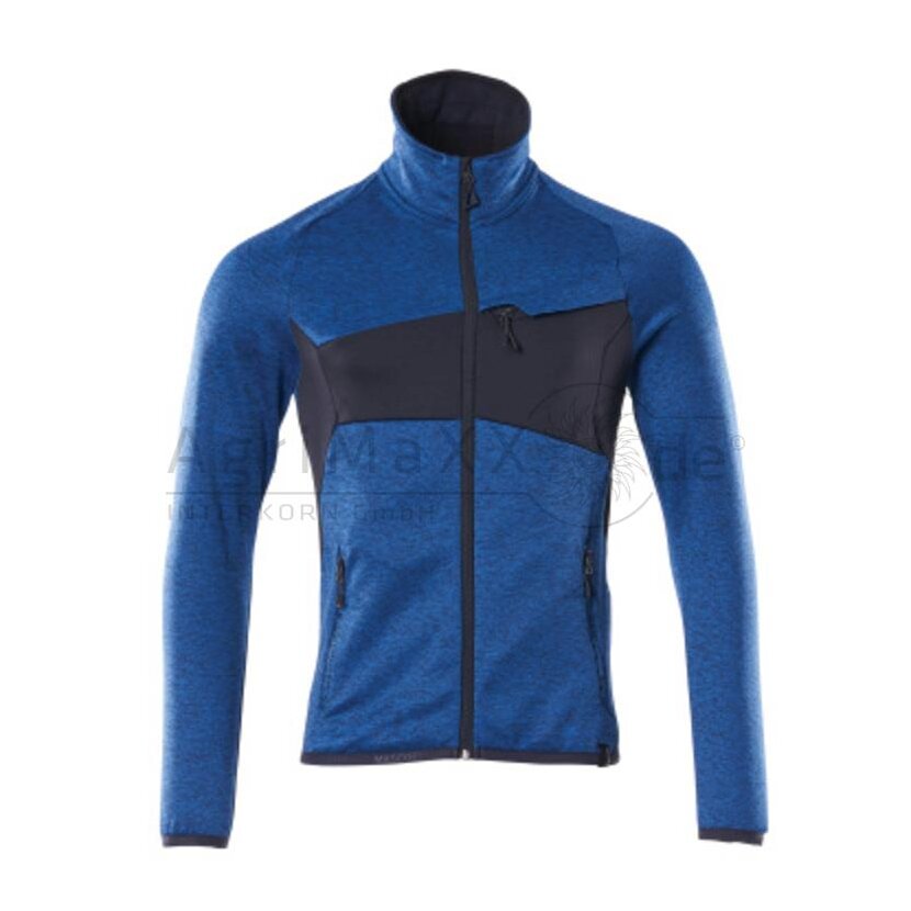 MASCOT Fleecepullover  Azurblau/Schwarzblau XS