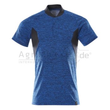 MASCOT Polo-Shirt Azurblau/Schwarzblau 2XLONE