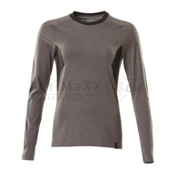 MASCOT T-Shirt, Langarm Anthrazit/sw L  ONE