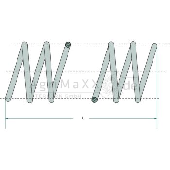 Druckfeder 4x6x1mm, L24mm