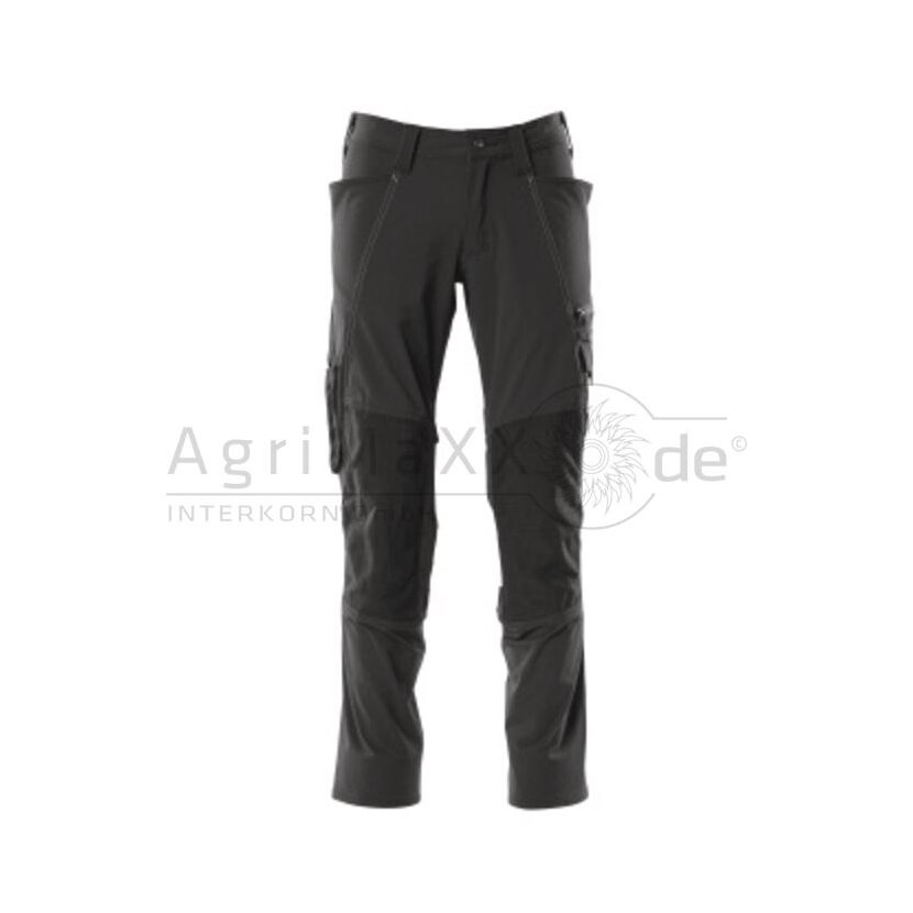 MASCOT Hose mit Knietaschen Schwarz 90C47