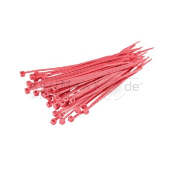 Kabelbinder 368x4,8mm rot - 30.007+ROT