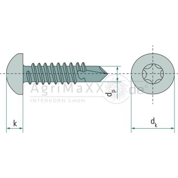 Bohrschraube 4,2x45 DIN 7504