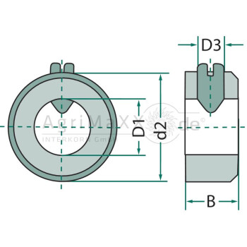 Stellring A12 DIN 705