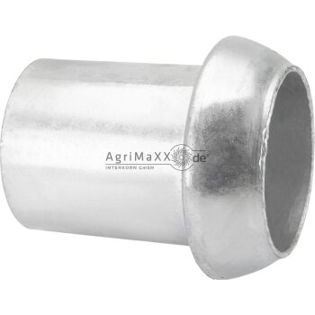 V-Teil 5"" mit Rohrstutzen verzinkt 133mm