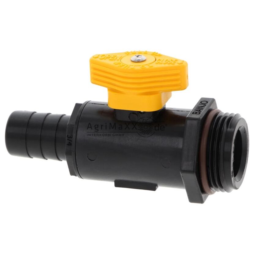 BANJO Ablasshahn mit Sicherung 3/4"" - 1"" - 04007099