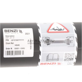 BENZI Gelenkwelle L67 ohne Gabel