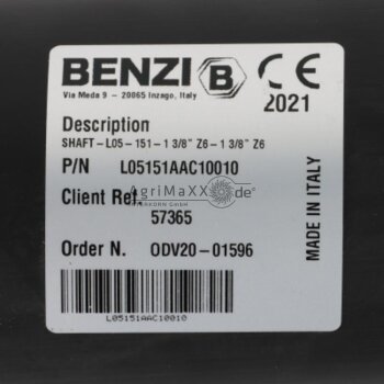 BENZI Gelenkwelle L05