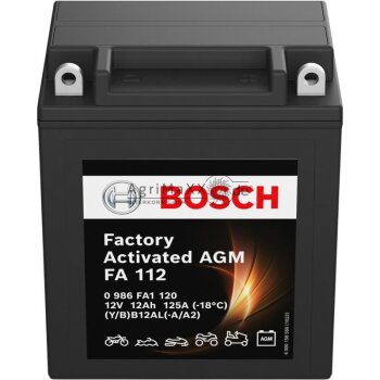 BOSCH Batterie 12 V / 12 Ah - 0986FA1120