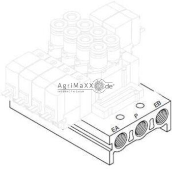 SMC Mehrfachanschlussplatte - SS5Y5-42-03-C6F-Q