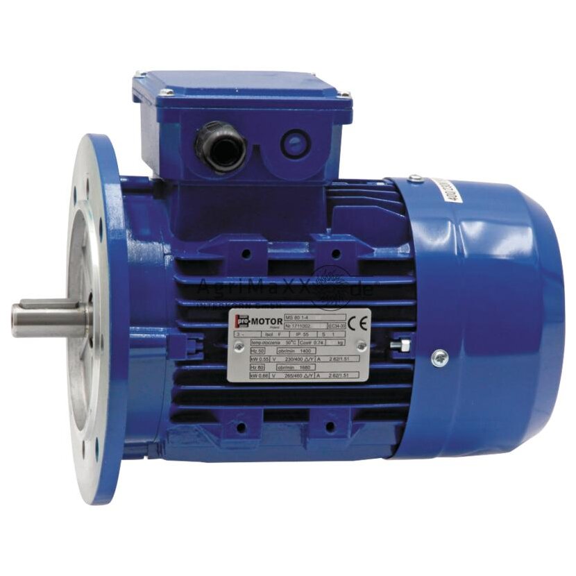 EM-IE2-71-4-B3/5-230V-0,37 kW N=1400/min