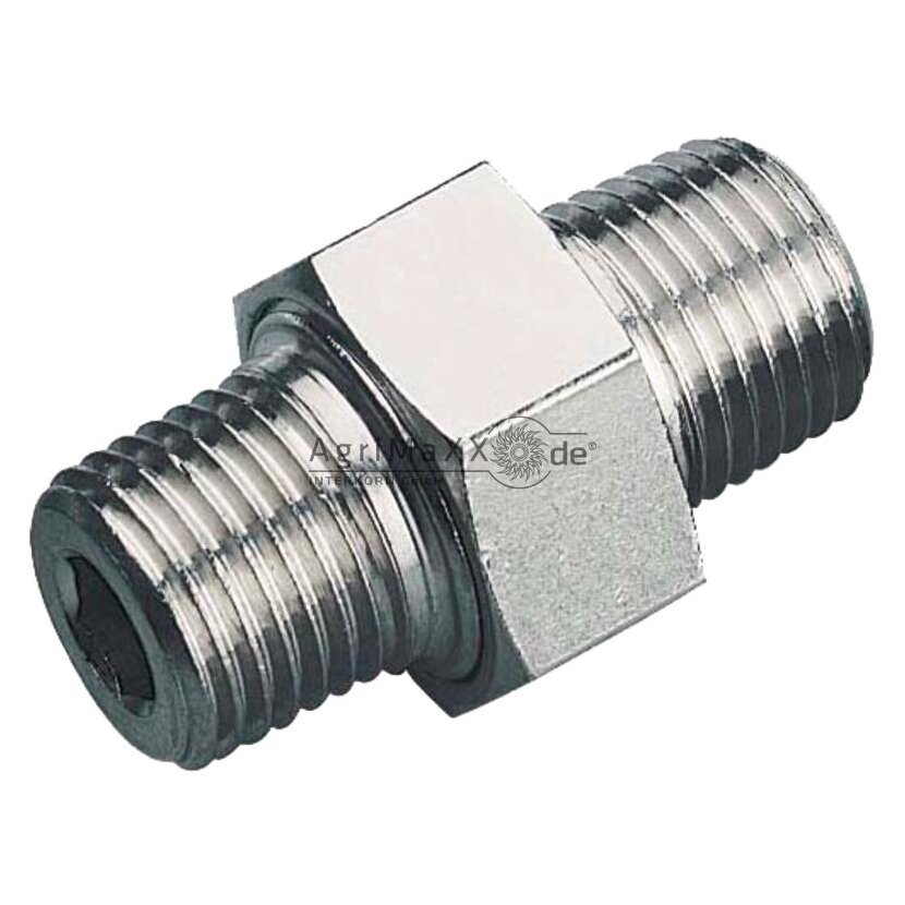 F-DLÖk-AA-1/4-MSv Doppelnippel