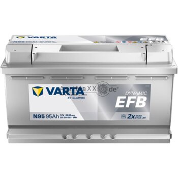 Varta Batterie Blue Dynamic EFB 12 V / 95 Ah - 595500085D842