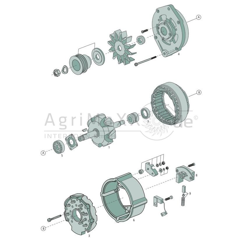 BOSCH Kohlebürstensatz - 1127014017