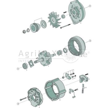 BOSCH Kohlebürstensatz - 1127014017