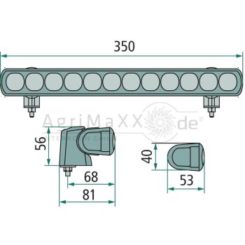 HELLA Arbeitsscheinwerfer / Lichtleiste LED - 1FJ 958...
