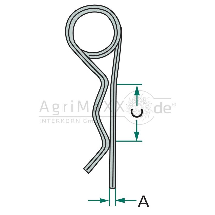 Federstecker-Satz - Durchmesser: 4 mm
