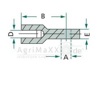 Auge - Durchmesser: 8 mm