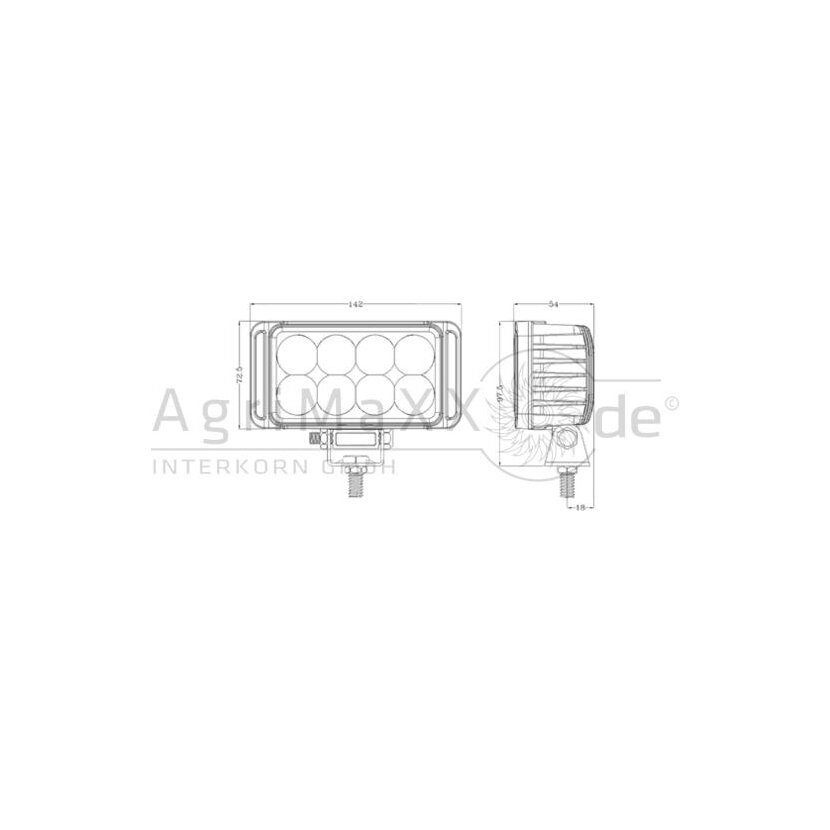 Arbeitsscheinwerfer LED - TL8400