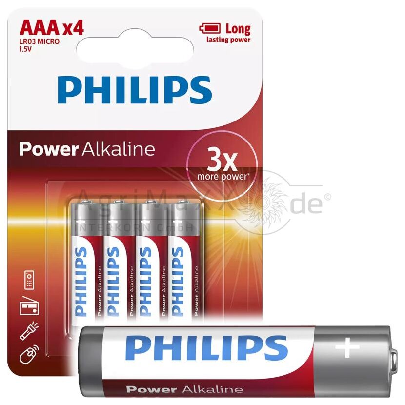 Philips Batterien - LR03P4B/10