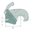 Fanghaken - Durchmesser: 140 mm