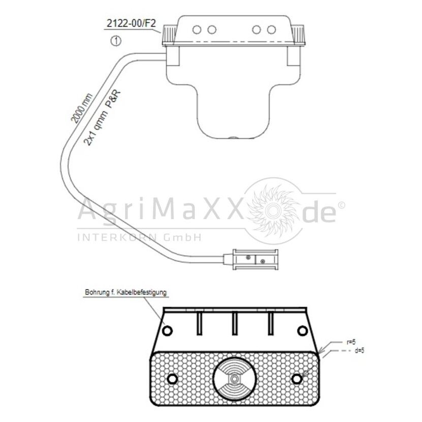 Aspöck Seitenmarkierungsleuchte Flatpoint I - ASP312214047 - 31-2214-047