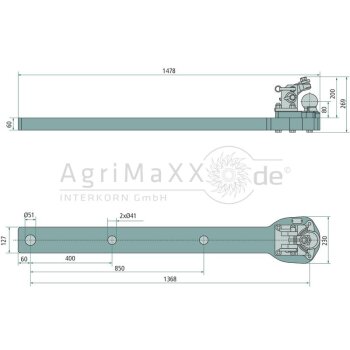 Scharmüller Tragplatte K80 - Challenger Agco MT800-9...