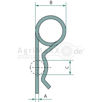 Federstecker -