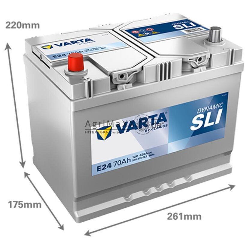 Varta Batterie Blue Dynamic 12 V / 70 Ah - 533091