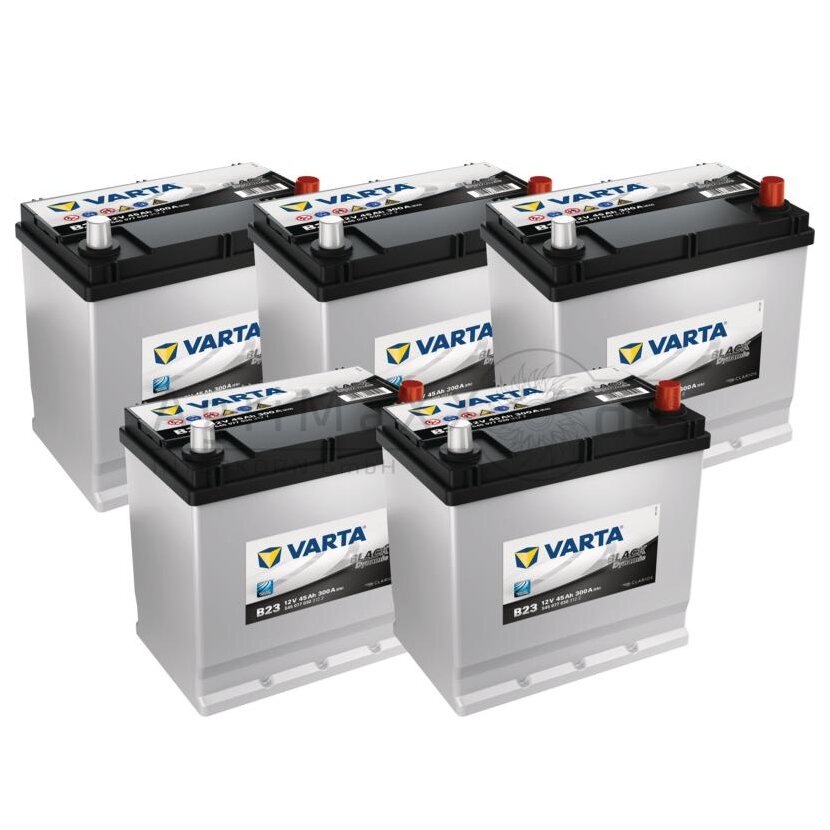 Batterie Black Dynamic 12 V / 45 Ah - 5 Stück -