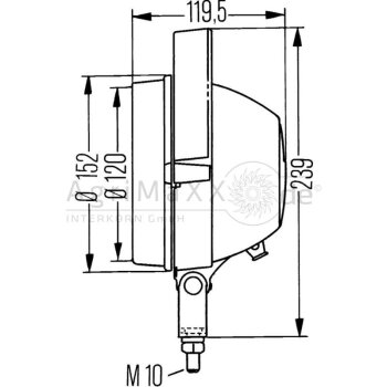 HELLA Arbeitsscheinwerfer - 1G3 005 760-201