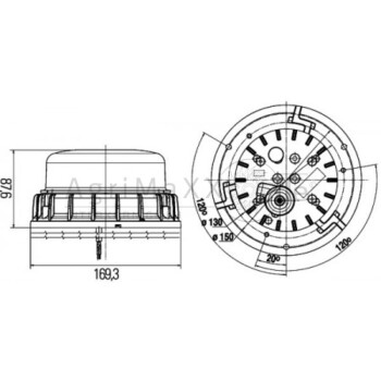 HELLA Rundumleuchte LED - 2XD 011 557-111