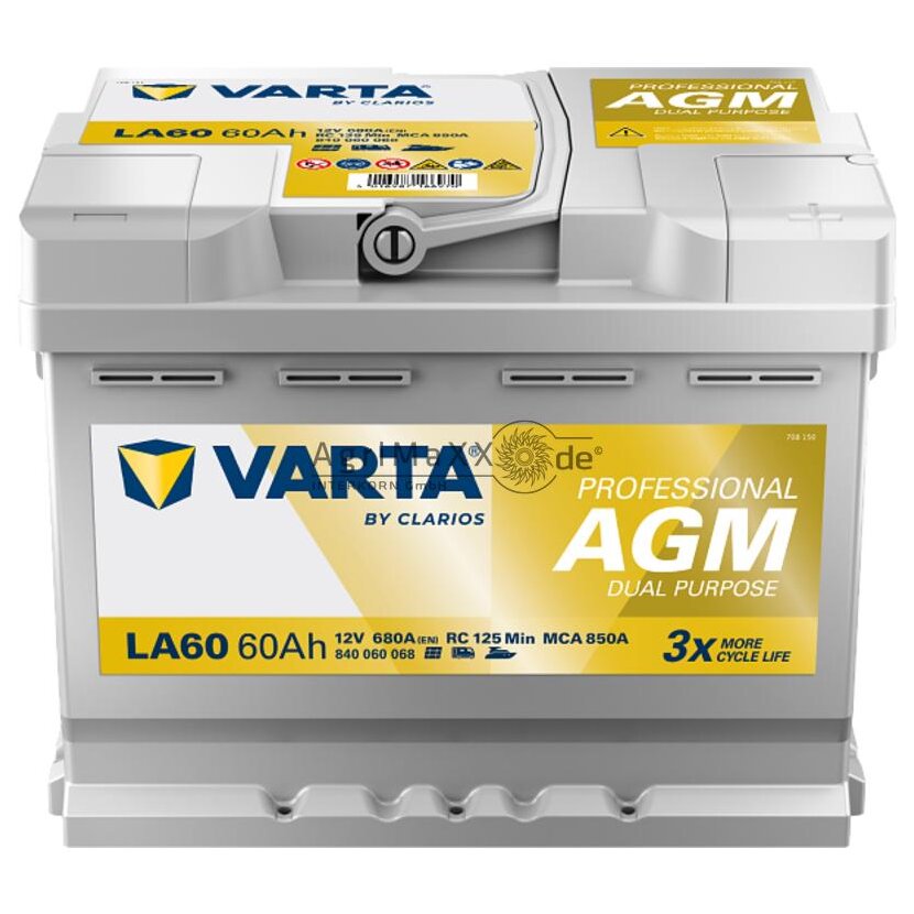 Varta Starterbatterie 12V 60Ah - 840060068C542