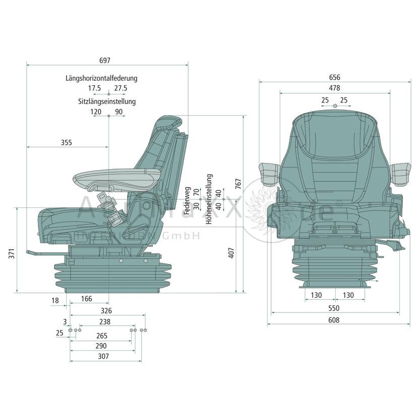 GRAMMER Sitz Maximo Evolution Dynamic Version Jo - 2401288764JD