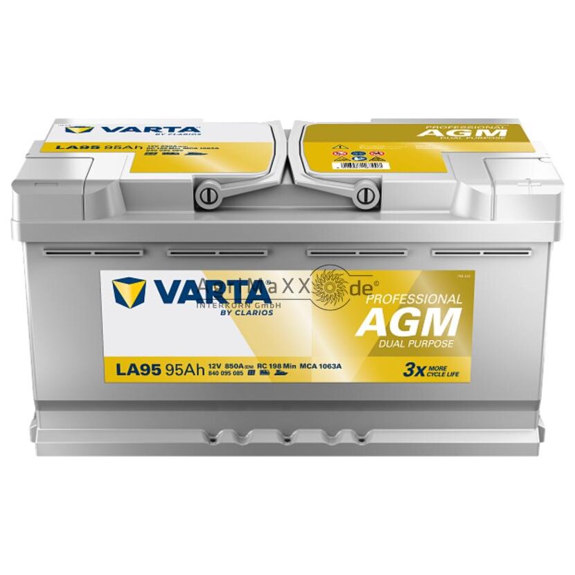 Varta Starterbatterie 12V 95Ah - 840095085C542