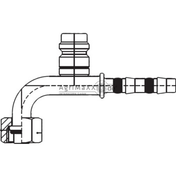 Manuli Fitting 90° IG 3/4”-16-UNF 08 mit HPV -...