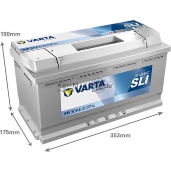 Varta Batterie Black Dynamic 12 V / 90 Ah - 5901220723122